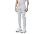 Mens Grey Marl Trousers with Front Pockets - Grey