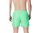 Mens Green Plain Swimwear - Green