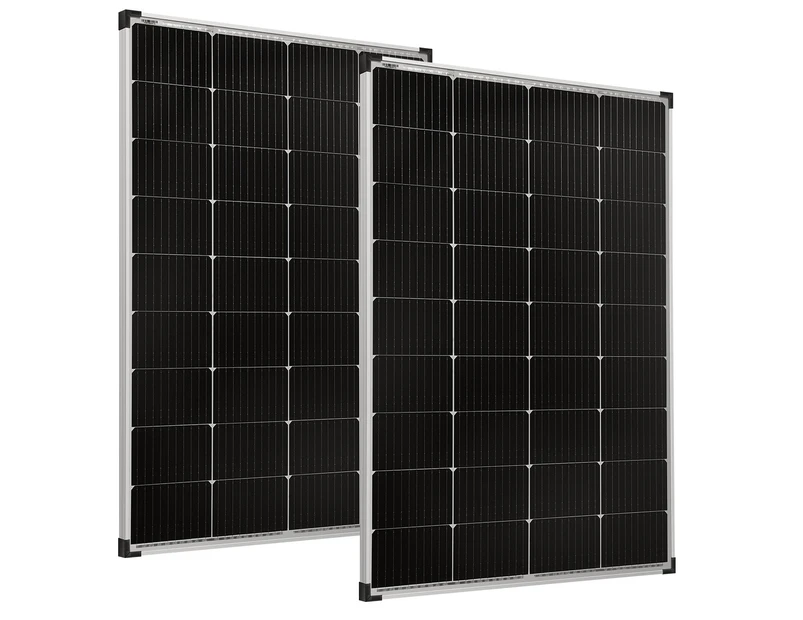 Teksolar 2x 350W 12V Fixed Solar Panel Camping Power Charge