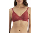 2 Pack X Berlei Womens Sweatergirl Bra - Pink / Red Nylon/Polyester - Red / Pink