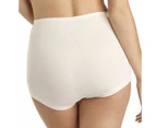 10 x Bonds Womens Cottontails Full Brief Underwear Ladies W0m5b Cotton/Elastane - Skintone (Nude)