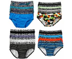 Bonds 8 x Pairs Boys Underwear Kids Black Blue Red Assorted Undies Cotton - Random 8 Pack