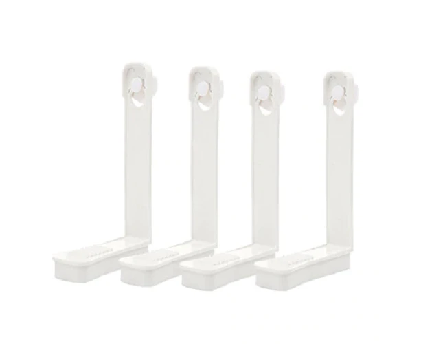 Bed Sheet Grippers Set - White