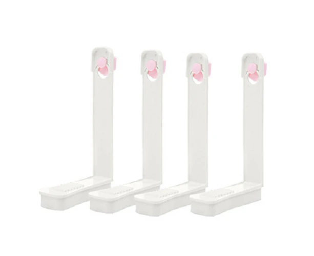 Bed Sheet Grippers Set - Pink