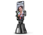 360Â° Rotation Face Body Phone Camera Mount Smart Shooting Phone Tracking Holder- Black