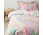 Target Lolly Rainbow Quilt Cover Set - Multi