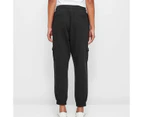 Target Rib Trim Twill Jogger Pants - Black