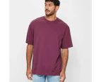 Target Australian Cotton Oversized T-Shirt - Red