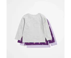 Target Long Sleeve Print 3 Pack T-shirts - Purple