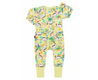 Unisex Baby & Toddler 2X Bonds Wondersuit Baby 2-Way Zip Coverall Yellow With Rabbit Cotton/Elastane - Yellow