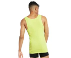 5 x Bonds X-Temp Fluro Yellow Mens Chesty Cotton Plain Singlet Tank Top Cotton - Fluro Yellow