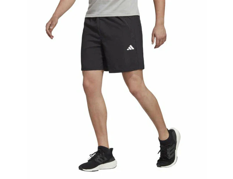 adidas Mens AEROREADY Train Essentials Woven Training Shorts - Black