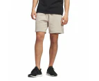 adidas Mens Lounge French Terry Cotton Shorts - Beige