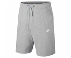 Nike Mens Cotton Jersey Club Shorts - Grey