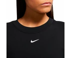 Nike Sportswear Womens Essential Cotton Tee - Black