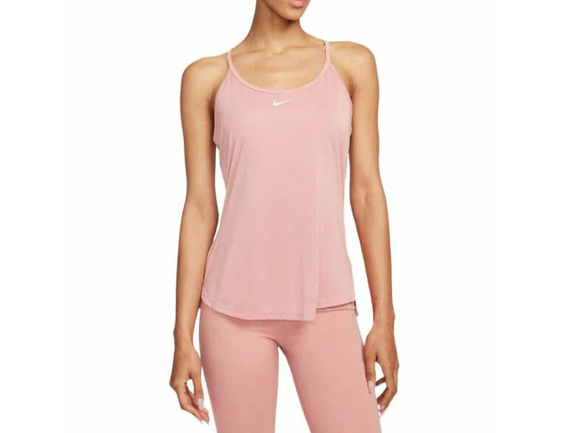 Nike Womens Dri-FIT One Tank Relaxed Fit - Rose