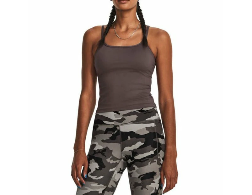 Under Armour Super-Soft Meridian Fitted Tank - Grey