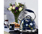 Laura Ashley 2.5L/10 Cup Gas/Induction Stove Top Kettle Water Boiler Elveden BLU