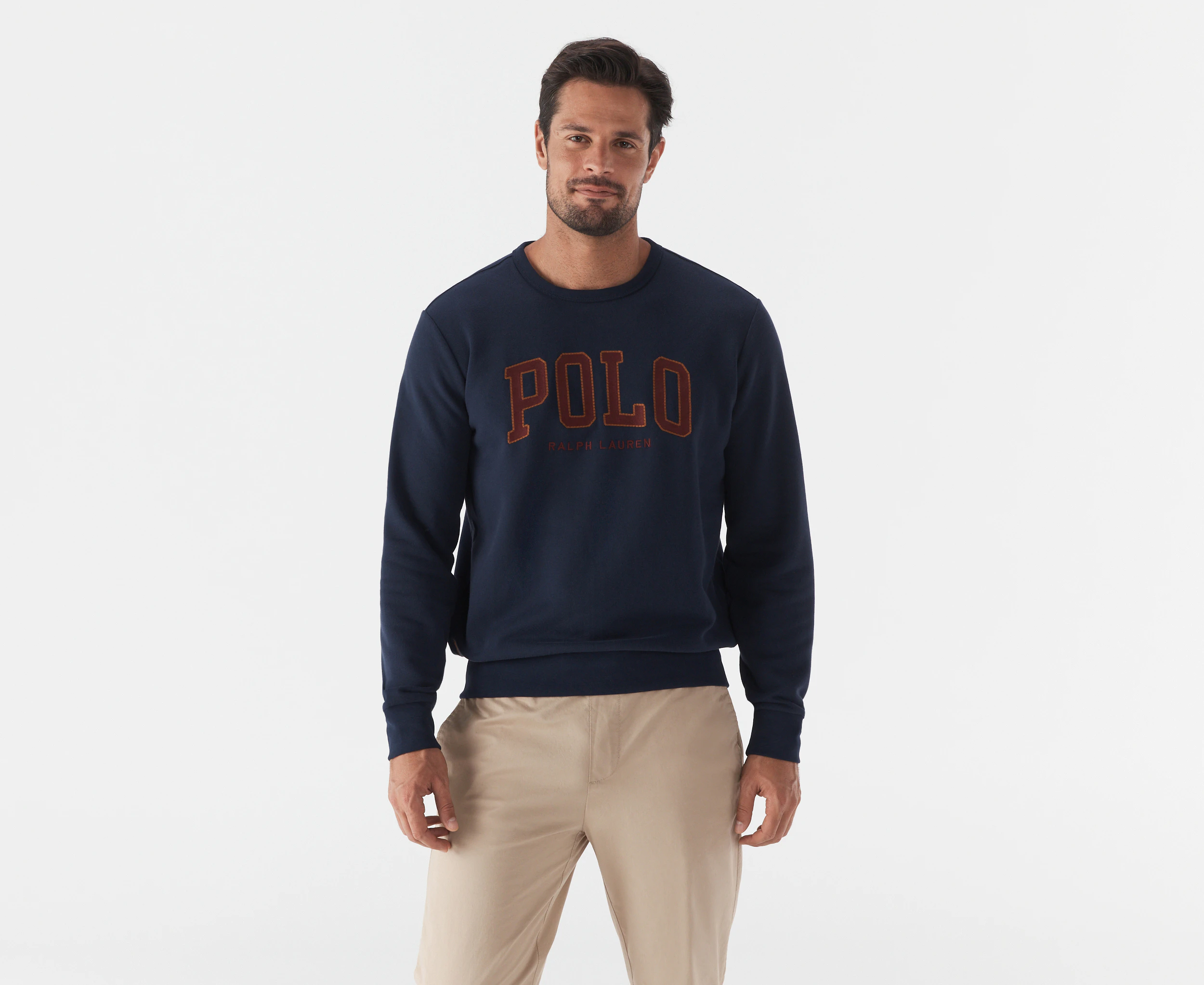 Polo Ralph Lauren Men's Polo College Logo Sweatshirt - Cruise Navy