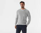 Polo Ralph Lauren Men's Embroidered Logo Long Sleeve Sweater - Andover Heather