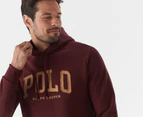 Polo Ralph Lauren Men's Polo College Logo Hoodie - Harvard Wine