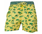 Beach Turtles Men Boardshorts - Yellow