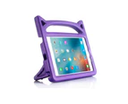 ZUSLAB Kids iPad Air 1 Case, Durable Shockproof Handle Stand Protective Cover for Apple 9.7" (2013) - Purple