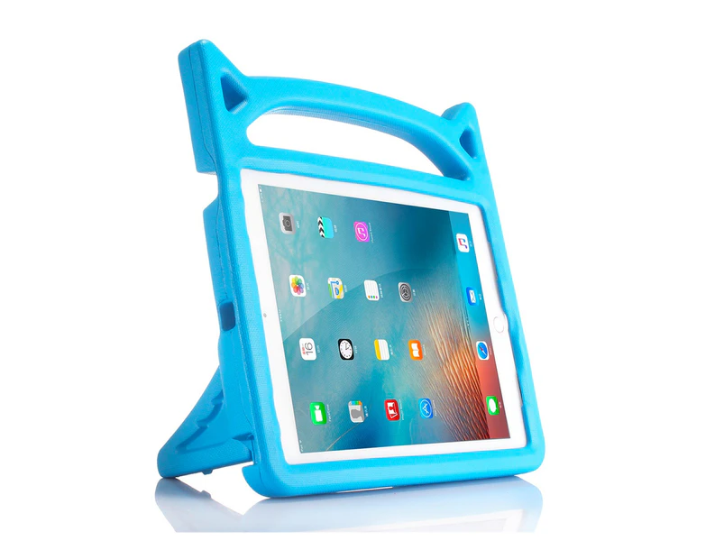 ZUSLAB Kids iPad Air 2 Case, Durable Shockproof Handle Stand Protective Cover for Apple 9.7" (2014) - Blue