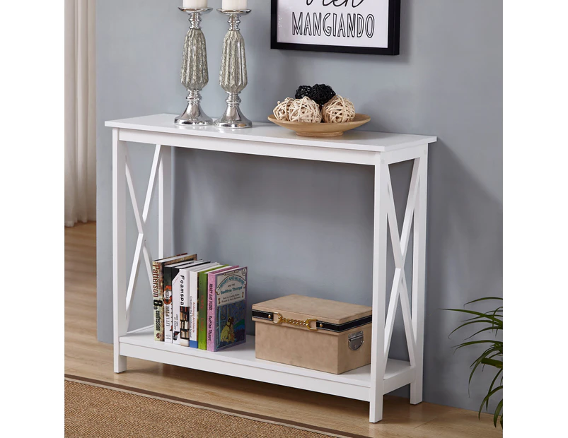 Long Island Console Table 100cm - White