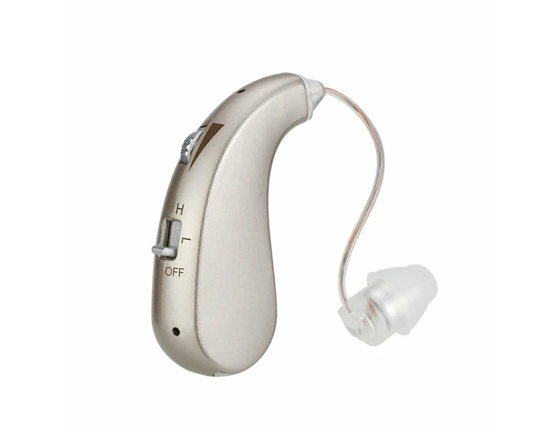 Rechargeable Digital Hearing Aid Severe Loss BTE Ear Aid HIGH-POWER Tool Kit