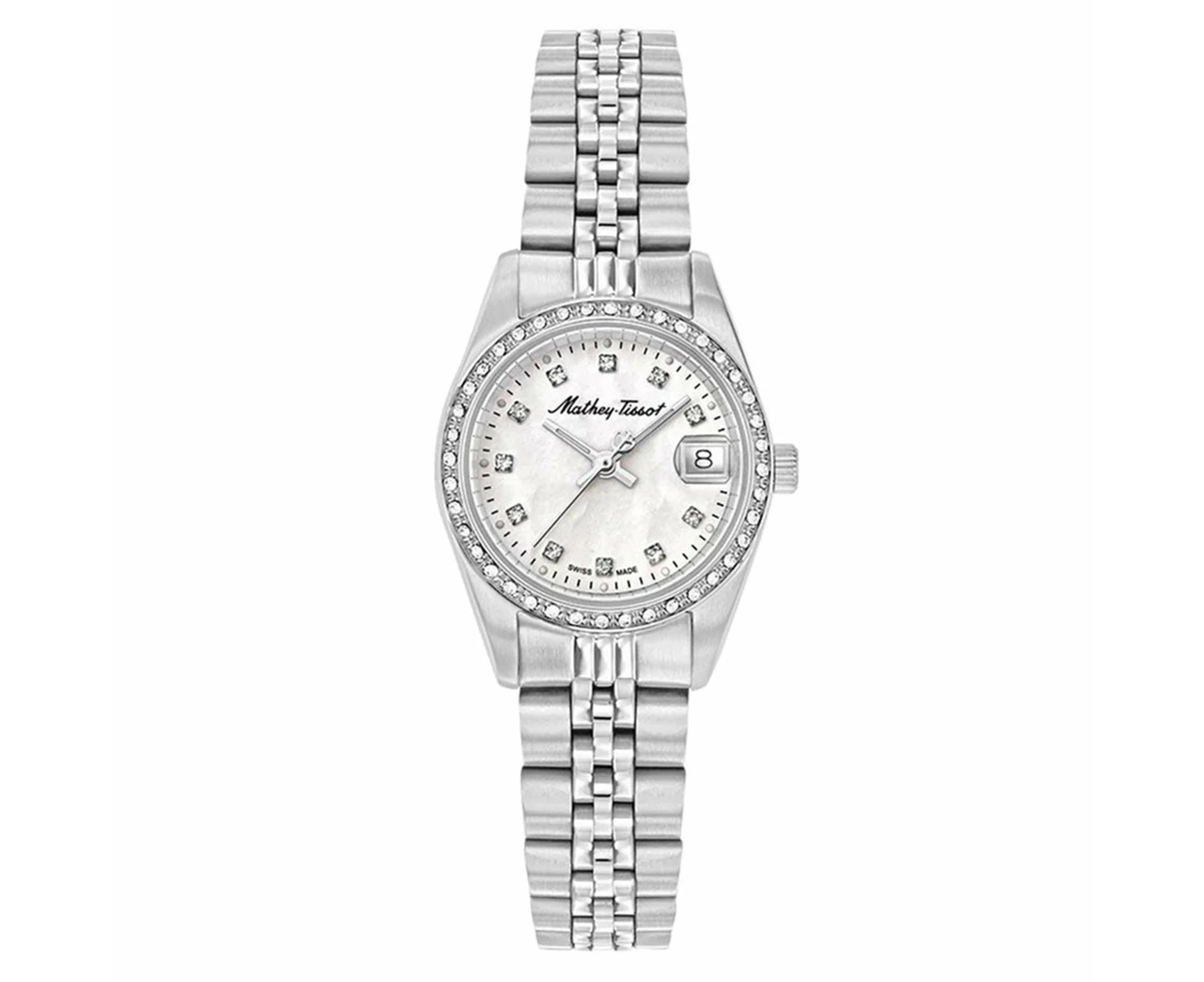 Mathey-Tissot Mathy IV 26 mm Silver Stainless Steel Swiss Made Women's Watch - D709AQI