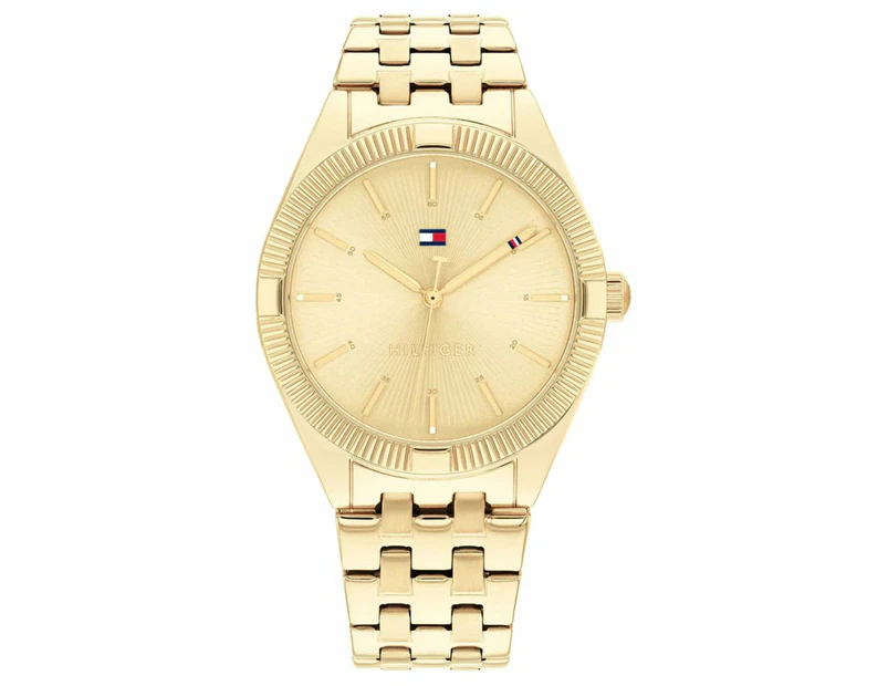 Tommy Hilfiger Gold Steel Light Gold Dial Women's Watch - 1782550