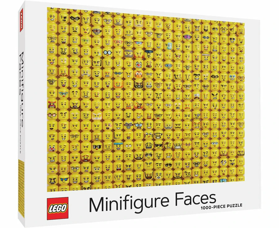 LEGO Minifigure Faces 1000Piece Puzzle