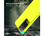 ZUSLAB Galaxy S21 Ultra 5G 2021 Case Nano Silicone Shockproof Gel Rubber Bumper Protective Cover for Apple - Yellow