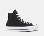 Converse Women's Chuck Taylor All Star Lift High Top Platform Sneakers - Black/White