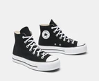 Converse Women's Chuck Taylor All Star Lift High Top Platform Sneakers - Black/White