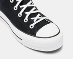 Converse Women's Chuck Taylor All Star Lift High Top Platform Sneakers - Black/White