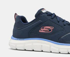 Skechers Women's Track Running Shoes - Navy/Pink