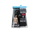 20 Pairs X Bonds Mens Hipster Briefs Multicoloured With Black Band As1 Cotton - Multi