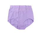 12 Pairs X Bonds Womens Seamless Full Brief Underwear Violet - Violet