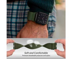 ZUSLAB Apple Watch Series 7 6 5 4 3 2 1 Nylon Elastic Strap Band 42mm 44mm 45mm - Green