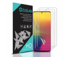 [3 Pack] ZUSLAB Galaxy S20 Ultra 5G Flexible TPU Film Screen Protector Ultrasonic Sensitive Fingerprint Recognition & Case Friendly for Samsung