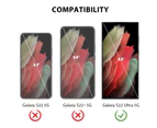 [3 Pack] ZUSLAB Galaxy S22 Ultra Screen Protector, Flexible TPU HD Clear Film Self Healing for Samsung