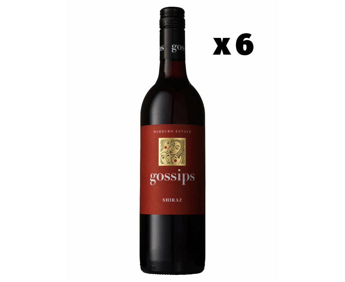 Gossips Shiraz Red Wine Case 6 X 750ml