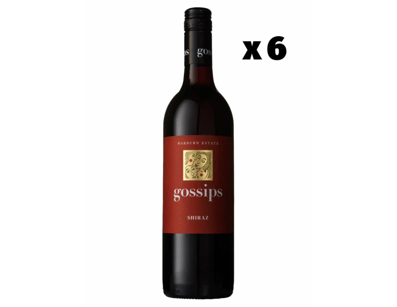 Gossips Shiraz Red Wine Case 6 X 750ml