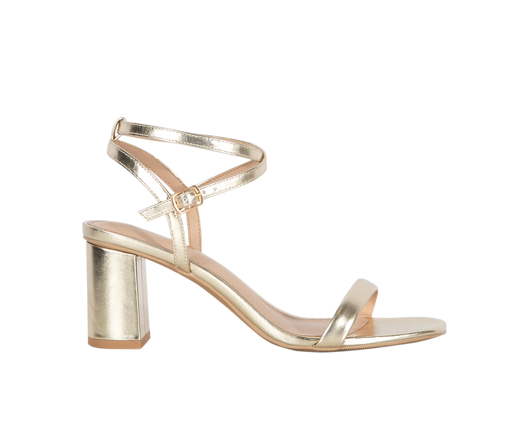 Captivate Wildfire Classic Strappy High Heels Women's - Gold