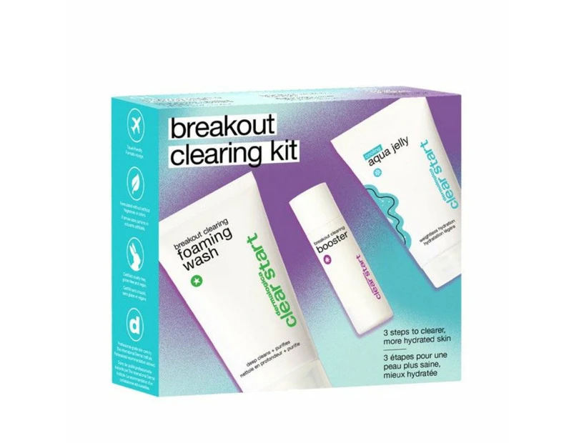 Dermalogica Clear Start Breakout Clearing Kit with Aqua Jelly