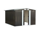 Livsip 2.57x2.05M Garden Shed Yardsaver Spacemaker - Zinc