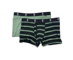 6 x Mens Bonds Everyday Black And Army Green Super Comfy Trunks - Multi