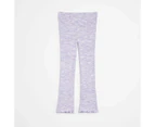 Target Rib Top and Flare Leg 2 Piece Set - Purple